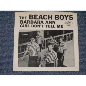 画像: THE BEACH BOYS - BARBARA ANN (  GLOSSY Finish SMALL SIZE PICTURE : MATRIX  G4/F1 : Ex+++/M-,Ex+++ ) / 1965 US ORIGINAL 7" SINGLE With PICTURE SLEEVE  