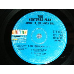 画像: THE VENTURES - PLAY TELSTAR ( No JACKET )/ 1962 US ORIGINAL 7"EP