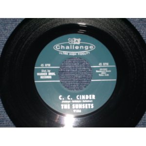 画像: THE SUNSETS - C.C.CINDER ( MINT-/MINT- ) / 1963 US ORIGINAL 7" Single 