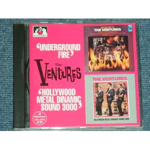 画像: THE VENTURES -  UNDERGROUND FIRE + HOLLYWOOD METAL DINAMIC ( 2 in 1 )/ 1996 UK& EU  Used  CD 