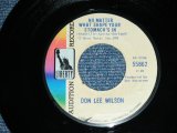 画像: DON LEE WILSON - NO MATTER WHAT SHAPE YOUR STOMACH'S IN ( FULL CREDIT PRINTING  TITLE TYPE )  / 1966 US ORIGINAL Audition Lbael Promo 7"SINGLE