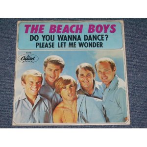 画像: THE BEACH BOYS - DO YOU WANNA DANCE?  ( STRAIGHT-CUT Cover Ex+/Ex+ ) / 1965 US ORIGINAL 7" SINGLE With PICTURE SLEEVE 