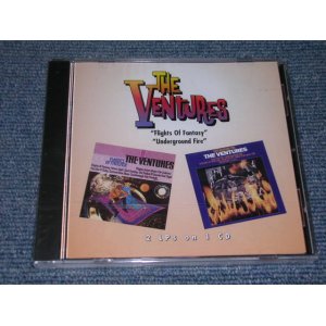 画像: THE VENTURES - FLIGHT OF FANTASY + UNDERGROUND FIRE  ( 2 in 1+ BONUS TRACK ) / 1996 US Sealed CD 