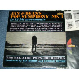 画像: BEL-AIRE POPS ORCHESTRA ( Conducted by JAN BERRY & GEROGE TIPTON )  - JAN & DEAN'S POP SYMPHONY NO.1 ( Ex/Ex++ )  / 1965 US ORIGINAL MONO  LP 