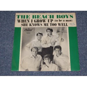 画像: THE BEACH BOYS - WHEN I GROW UP( GREEN BORDER Cover )  /  1964 US  Original Ex+/Ex+  7"Single With Picture Sleeve  