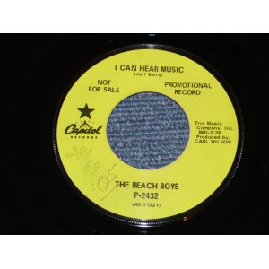 画像: THE BEACH BOYS - I CAN HEAR MUSIC  / 1968 US ORIGINALPROMO  7" SINGLE 