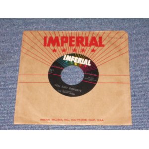 画像: TEDDY BEARS - YOU SAID GOODBYE  ( Ex+++/Ex+++ ) / 1959 US ORIGINAL  7" SINGLE With COMPANY SLEEVE 