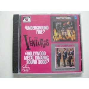 画像: THE VENTURES -  UNDERGROUND FIRE + HOLLYWOOD METAL DINAMIC ( 2 in 1 )/ 1996 UK& EU SEALED   CD 