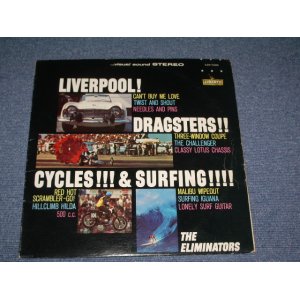 画像: THE ELIMINATORS  - LIVERPOOL! DRAGSTERS!! CYCLES!!! SURFING!!!!  ( STEREO : Ex++/Ex+ ) / 1964 US ORIGINAL Stereo  LP 