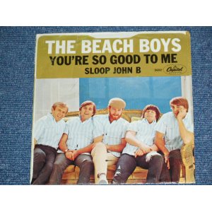 画像: THE BEACH BOYS - SLOOP JOHN B.   ( MATRIX F1 / F1: DIE-CUT PS ) / 1966 US ORIGINAL 7" SINGLE With PICTURE SLEEVE 