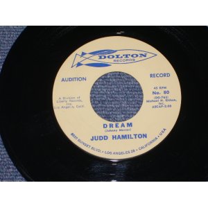 画像: JUDD HAMILTON  ( SURPORTED by THE VENTURES ) - DREAM / 1963 US ORIGINAL PROMO 7"45's Single