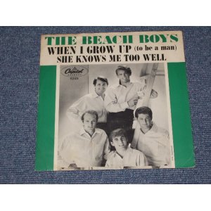 画像: THE BEACH BOYS - WHEN I GROW UP( GREEN BORDER Cover )  /  1964 US  Original Ex/Ex+  7"Single With Picture Sleeve  