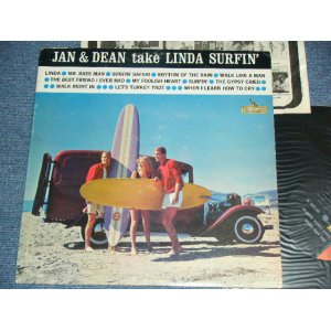 画像: JAN & DEAN - TAKE LINDA SURFIN'  ( Ex+/Ex+++,Ex++  )   / 1963 US ORIGINAL MONO  LP 