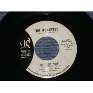 画像: THE RONETTES - DO I LOVE YOU ( WHITE Label Promo : Ex++/Ex+ )/  1964 US ORIGINAL 7" SINGLE