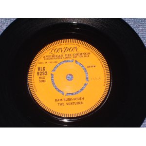 画像: THE VENTURES - RAM-BUNK-SHUSH / 1961 UK ORIGINAL Orange Label Promo 7"45's Single