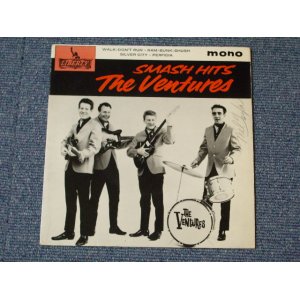 画像: THE VENTURES - SMASH HITS (With MEL TAYLOR'S AUTOGRAPHED SIGN  / 1962 UK Original 7" EP With PICTURE SLEEVE 