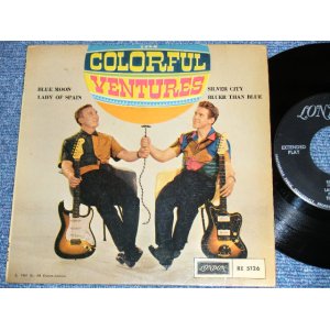 画像: THE VENTURES - THE COLOURFUL VENTURES / 1962 SWEDEN Original 7" EP With PICTURE SLEEVE 