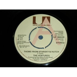 画像: THE VENTURES - THEME FROM STARSKY & HUTCH  ( MINT-/Ex+++ ) / 1977  UK ORIGINAL PROMO  7" SINGLE 