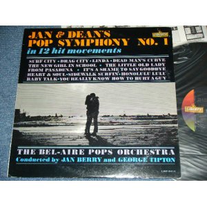 画像: BEL-AIRE POPS ORCHESTRA ( Conducted by JAN BERRY & GEROGE TIPTON )  - JAN & DEAN'S POP SYMPHONY NO.1 ( Ex+++/MINT- )  / 1965 US ORIGINAL MONO  LP 