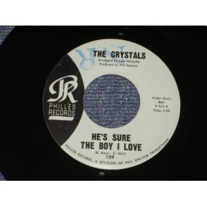 画像: THE CRYSTALS - HE 'S SURE THE BOY I LOVE ( Matrix # TCY-9フ : ANNETTE & PHIL Credit : BLUE  LABEL  Ex+++/Ex+++ : "NR" STAMP ) / 1962 US ORIGINAL 7" SINGLE 