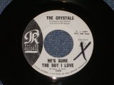 画像: THE CRYSTALS - HE 'S SURE THE BOY I LOVE ( Matrix # TCY-9フ : ANNETTE & PHIL Credit : WHITE LABEL PROMO Ex++/Ex++ ) / 1962 US ORIGINAL 7" SINGLE 