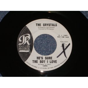 画像: THE CRYSTALS - HE 'S SURE THE BOY I LOVE ( Matrix # TCY-9フ : ANNETTE & PHIL Credit : WHITE LABEL PROMO Ex++/Ex++ ) / 1962 US ORIGINAL 7" SINGLE 