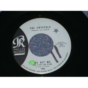 画像: THE CRYSTALS - HE HIT ME  ( BLUE LABEL  Ex+++/Ex+++ ) / 1963 US ORIGINAL 7" SINGLE 