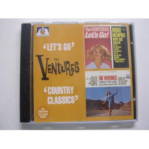 画像: THE VENTURES -  LET'S GO  + I WALK THE LINE ( 2 in 1 )/ 1997  UK& EU Brand New SEALED   CD 