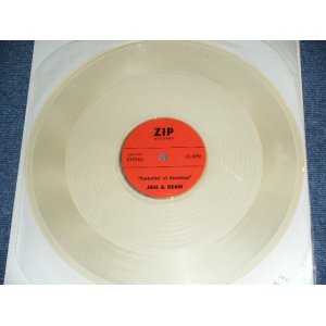 画像: JAN & DEAN  - YELLOW BALLOON   / 1980's  US ORIGINAL??? Clear Wax Vinyl  12"