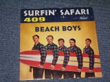 画像: THE BEACH BOYS -  SURFIN' SAFARI  (  GLOSSY PS )/ 1962 US  Original 7"Single  With PICTURE SLEEVE 