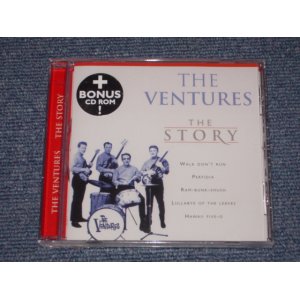 画像: THE VENTURES - THE STORY  ( 1st Released With Bonus CD-ROM  )  / 2000 EU SEALED  CD With Bonus CD-ROM 