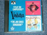 画像: THE VENTURES -  PLAY THE CARPENTERS + THE JIM CROCE SONG BOOK ( 2 in 1: Ex+++/MINT )/ 1996 UK& EU Used  CD 