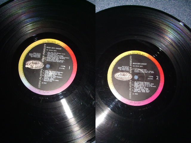 画像: The BEACH BOYS - CONCERT ( MATRIX NUMBER  T1 & 2 -2198-1N Ex+/Ex+ ) / 1964 UK ORIGINAL MONO LP