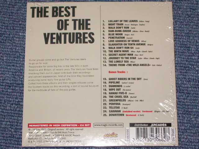 画像: THE VENTURES - THE BEST OF THE VENTURES + Bonus / 2008 FRENCH SEALED Mini-LP PAPER SLEEVE CD