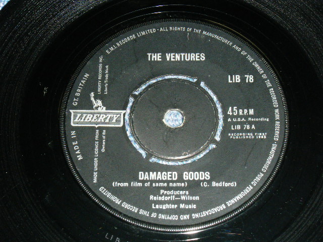 画像: THE VENTURES - THE NINTH WAVE ( MINT-/MINT- ) /1963  UK ORIGINAL 7" SINGLE 