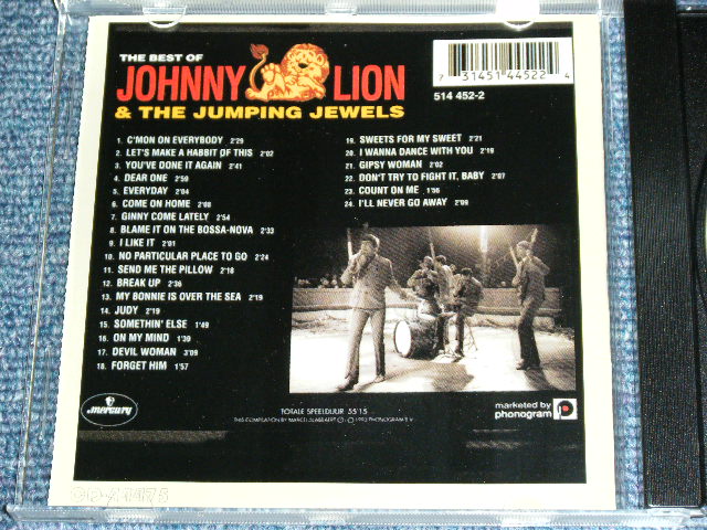 画像: JOHNNY LION & THE JUMPING JEWELS -  THE BETS OF JOHNNY LION & THE JUMPING JEWELS/ 2011 FRANCE FUN CLUB Limited Relaesed CD-R 