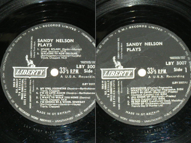 画像: SANDY NELSON - SANDY NELSON PLAYS / 1965 UK ORIGINAL MONO Used  LP 