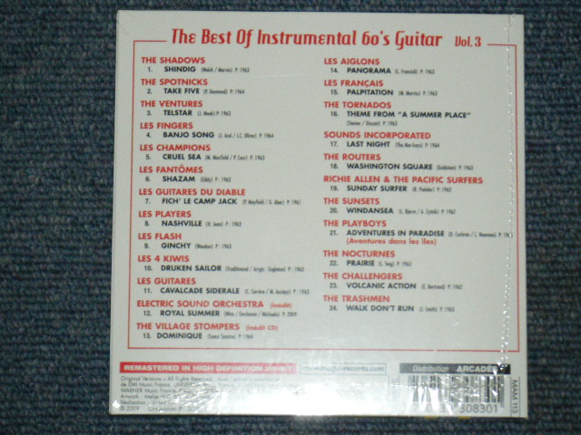 画像: vA OMNIBUS - THE BEST OF INSTRUMENTAL 60'S GUITAR VOL.3 / 2009 FRENCH SEALED Mini-LP PAPER SLEEVE CD