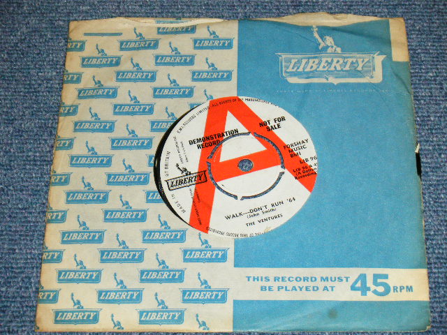 画像: THE VENTURES - WALK DON'T RUN '64 / 1964  UK ORIGINAL Promo 7" SINGLE 