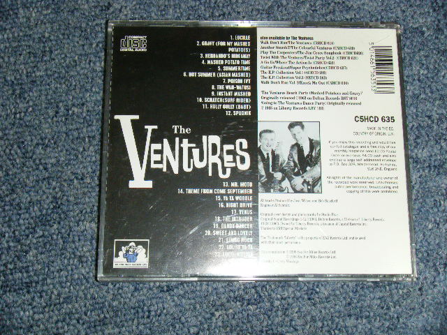 画像: THE VENTURES - TWIST WITH + TWIST PARTY VOL.2 ( 2 in 1 )/ 1994  UK& EU Used CD 