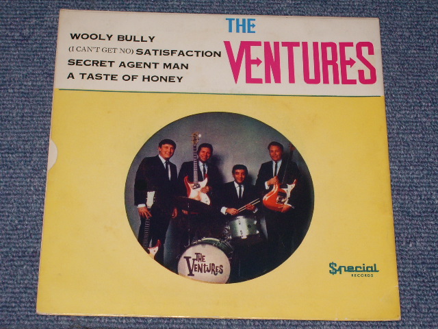 画像: THE VENTURES - WOOLY BULLY  / 1966? THAILAND ORIGINAL ( USA PRESSINGS) 7"45EP + PICTURE SLEEVE & With "MEL TAYLOR'S AUTOGRAPHED SIGN "