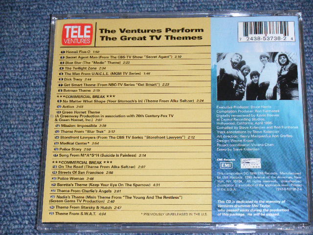 画像: THE VENTURES -  TELE VENTURES ( MINT-/MINT )   / 1996 US ORIGINAL Used CD 