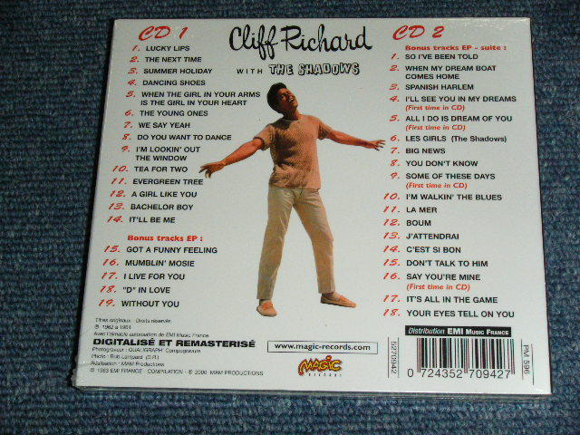 画像: CLIFF RICHARD With THE SHADOWS  - DO YOU WANT A DANCE / 1990's FRANCE Brand New SEALED 2 CD 