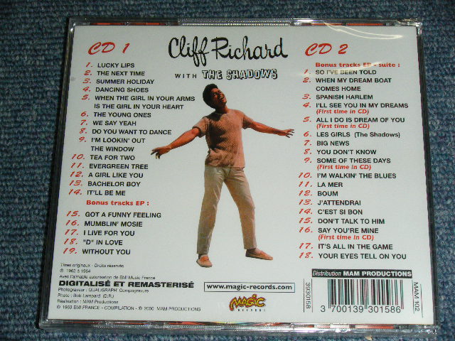 画像: CLIFF RICHARD With THE SHADOWS  - DO YOU WANT A DANCE / 2000 FRANCE Brand New SEALED JEWEL Case Version 2 CD 