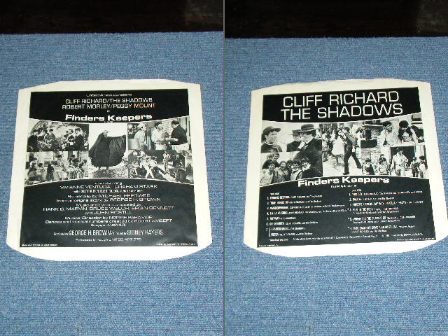 画像: CLIFF RICHARD with THE SHADOWS - FINDERS KEEPERS (Ex++/Ex++ Looks:Ex+++ ) / 1966 UK ORIGINAL "BLUE Columbia" Label MONO Used  LP 