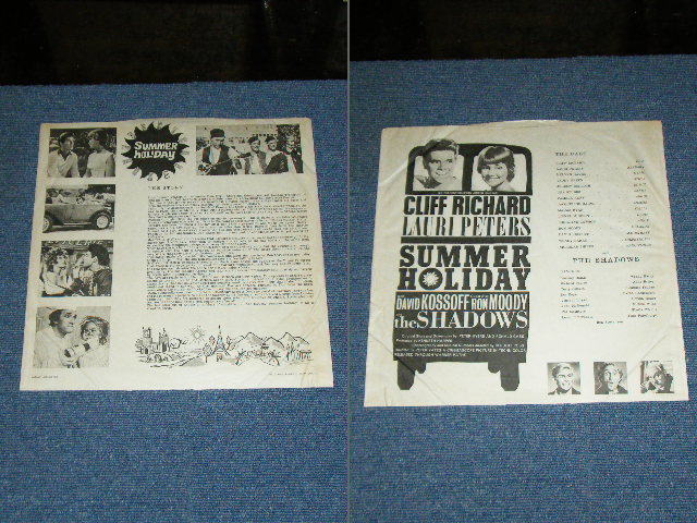 画像: CLIFF RICHARD with THE SHADOWS - SUMMER HOLIDAY ( Ex++/MINT- ) / 1963  UK ORIGINAL 1st Press "BLUE Columbia Label" Used  MONO LP 