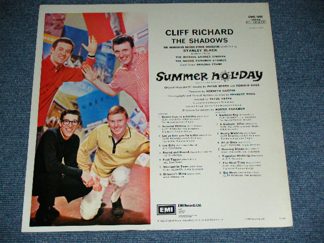 画像: CLIFF RICHARD with THE SHADOWS - SUMMER HOLIDAY   /  UK REISSUE Used  STEREO  LP 