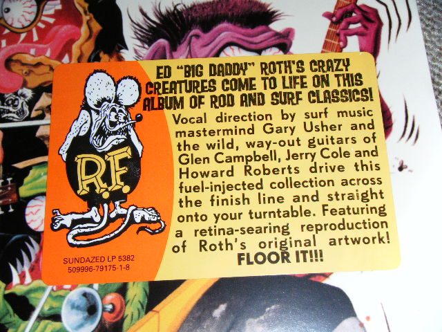 画像: MR.GASSER and The WEIRDOS ( GARY USHER Works ) - HOT ROD HOOTENANNY /  2011 US LIMITED Editiont Brand New SEALED LP