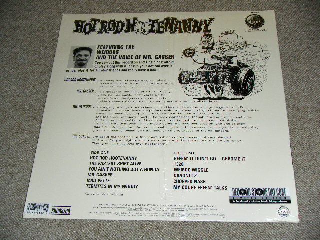 画像: MR.GASSER and The WEIRDOS ( GARY USHER Works ) - HOT ROD HOOTENANNY /  2011 US LIMITED Editiont Brand New SEALED LP