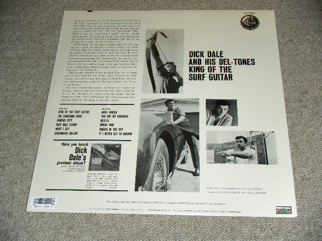 画像: DICK DALE & HIS DEL-TONES - KING OF THE SURF GUITAR / 2010  US 180 Gram Heavy Weight Brand New SEALED NEW  LP